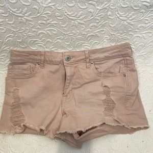 Jessica Simpson Distressed Jean Shorts